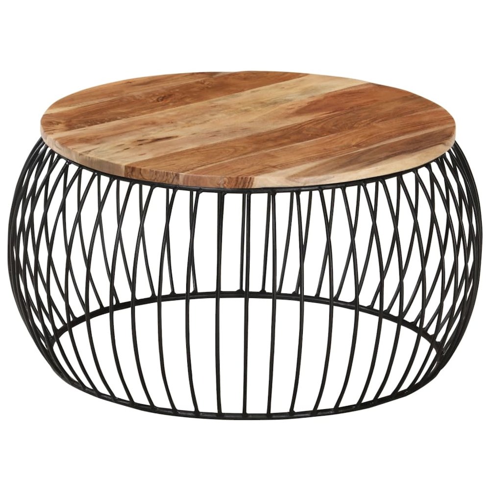 Coffee Table Varies Solid Acacia wood, Iron Medium Durable. Picture 1