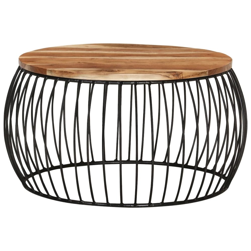 Coffee Table Varies Solid Acacia wood, Iron Medium Durable. Picture 2
