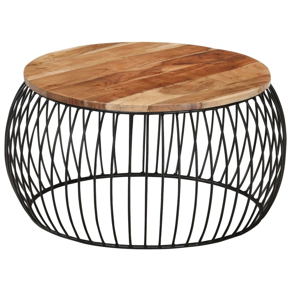 Coffee Table Varies Solid Acacia wood, Iron Medium Durable. Picture 8