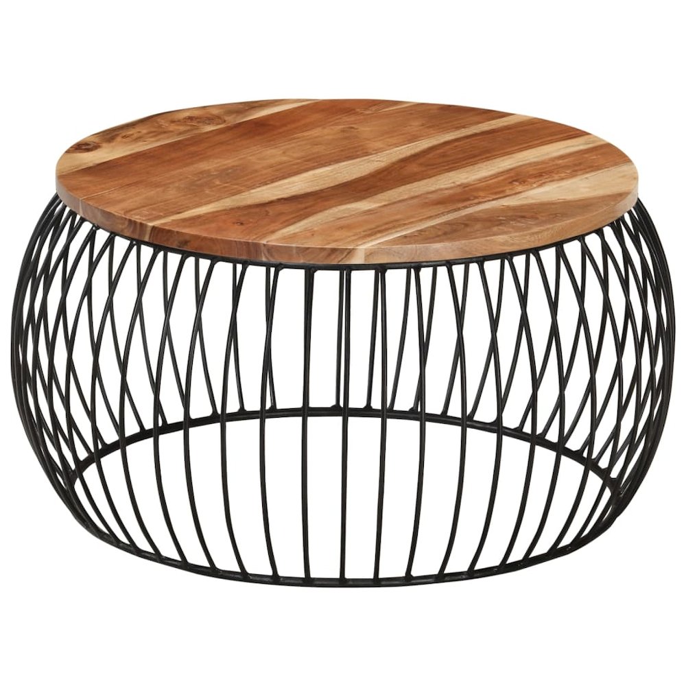 Coffee Table Varies Solid Acacia wood, Iron Medium Durable. Picture 9