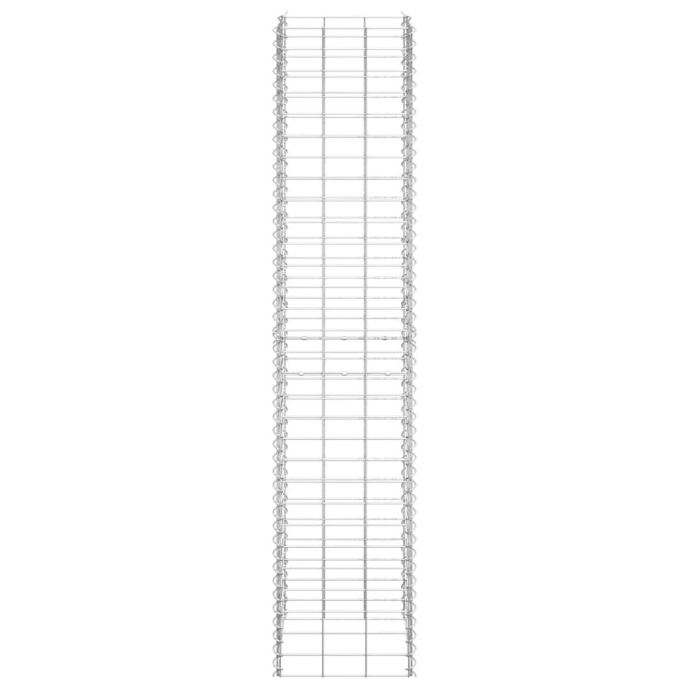 Gabion Raised Bed Silver Iron Extra Tall Gabion Raised Bed. Picture 4