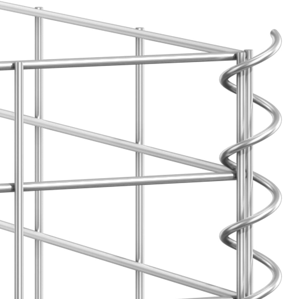 Gabion Raised Bed Silver Iron Medium Durable Gabion Raised Bed. Picture 4