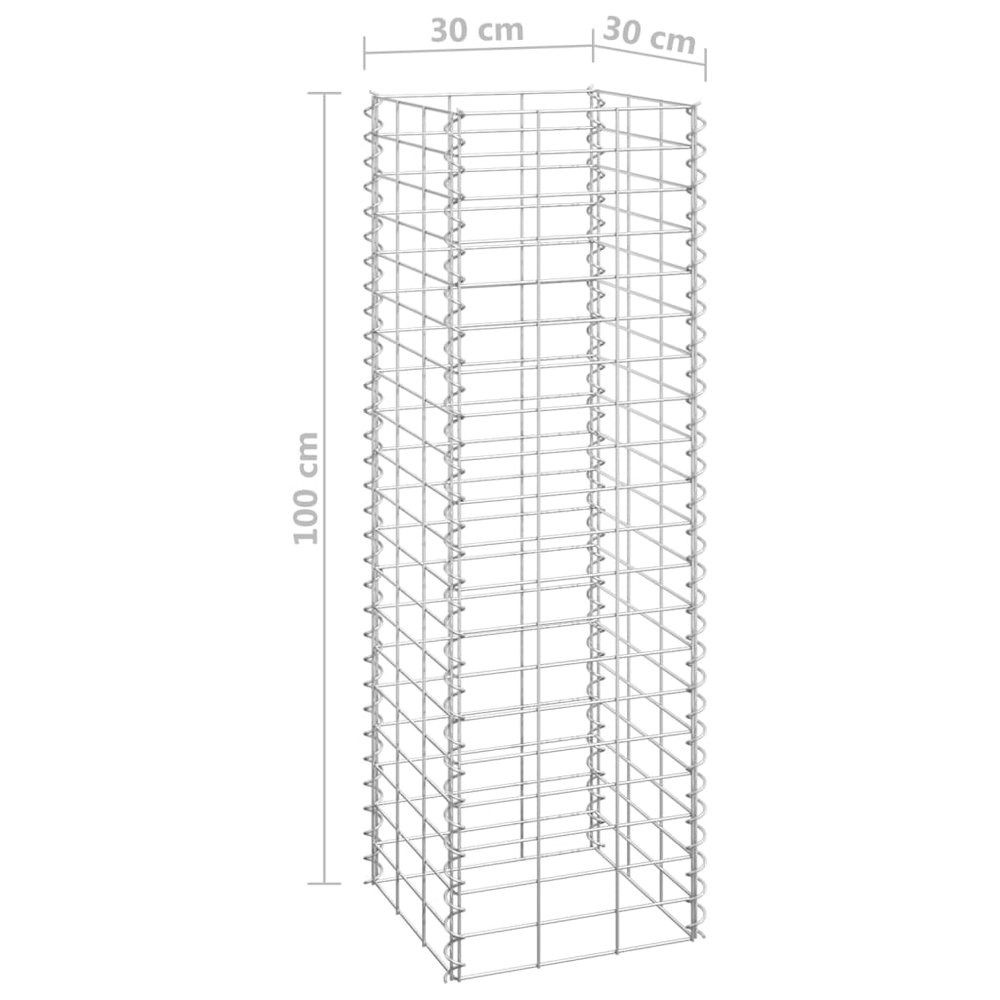 Gabion Raised Bed Silver Iron Medium Durable Gabion Raised Bed. Picture 6