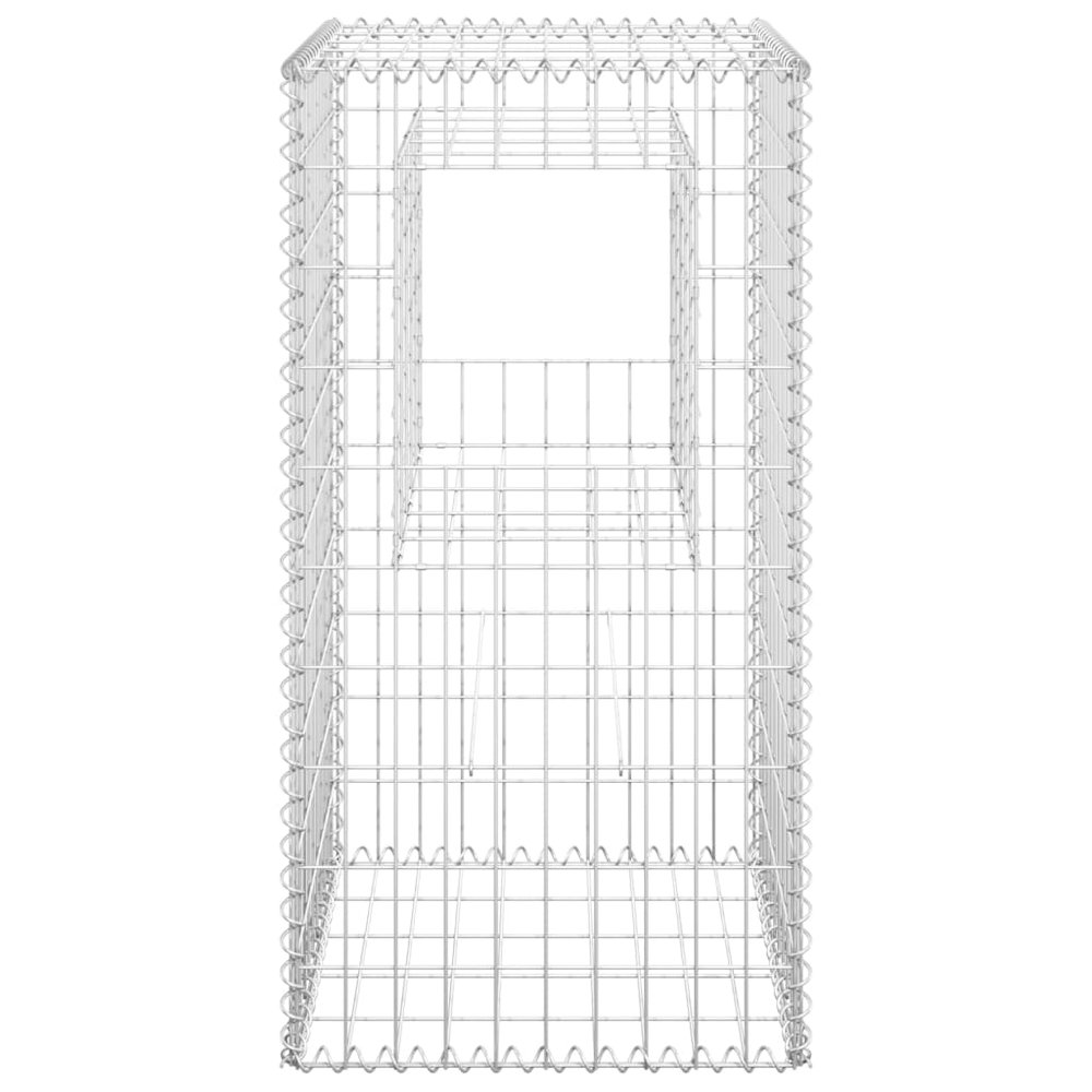 vidaXL Gabion Basket Post 19.7"x19.7"x39.4" Iron. Picture 3