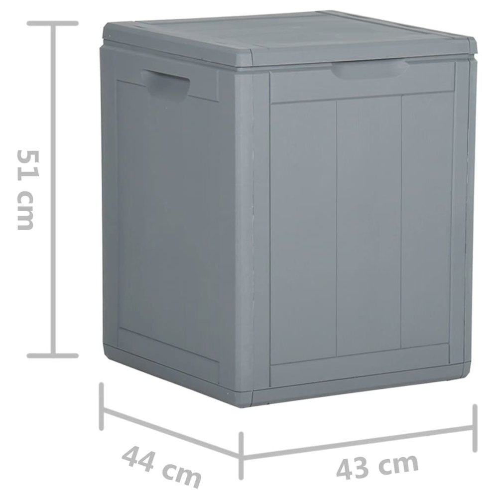 Storage Box Grey 100% Polypropylene Medium Storage Box. Picture 7