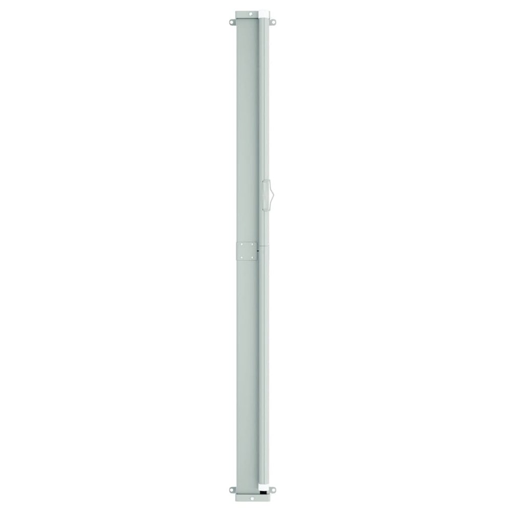 Side Awning Black Polyester with PU coating, Powder-coated Steel. Picture 6