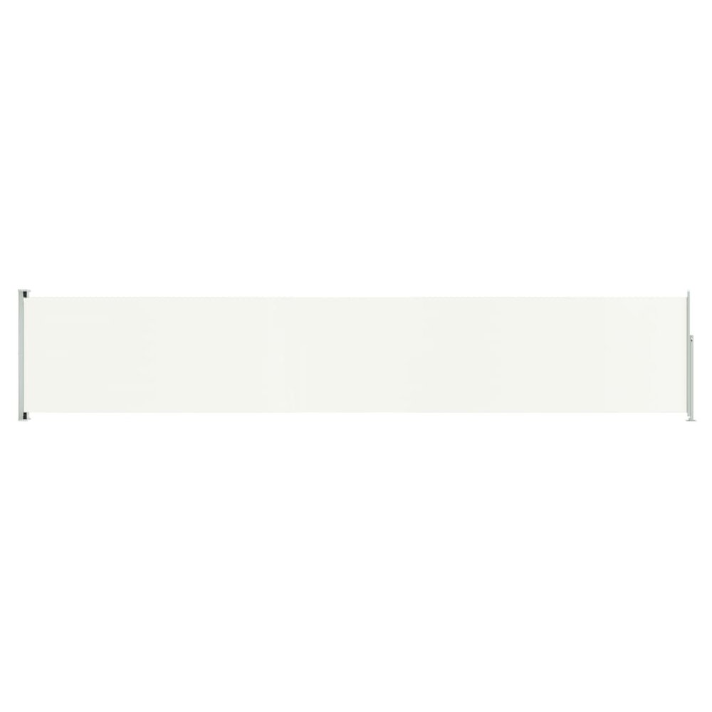 Side Awning Cream Polyester with PU coating 46.1 x 236.2 in. Picture 2