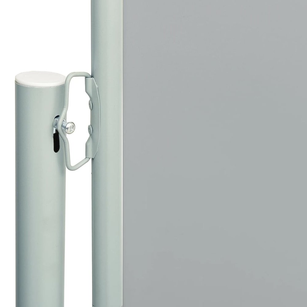 Side Awning Gray Polyester with PU coating, powder-coated steel. Picture 3