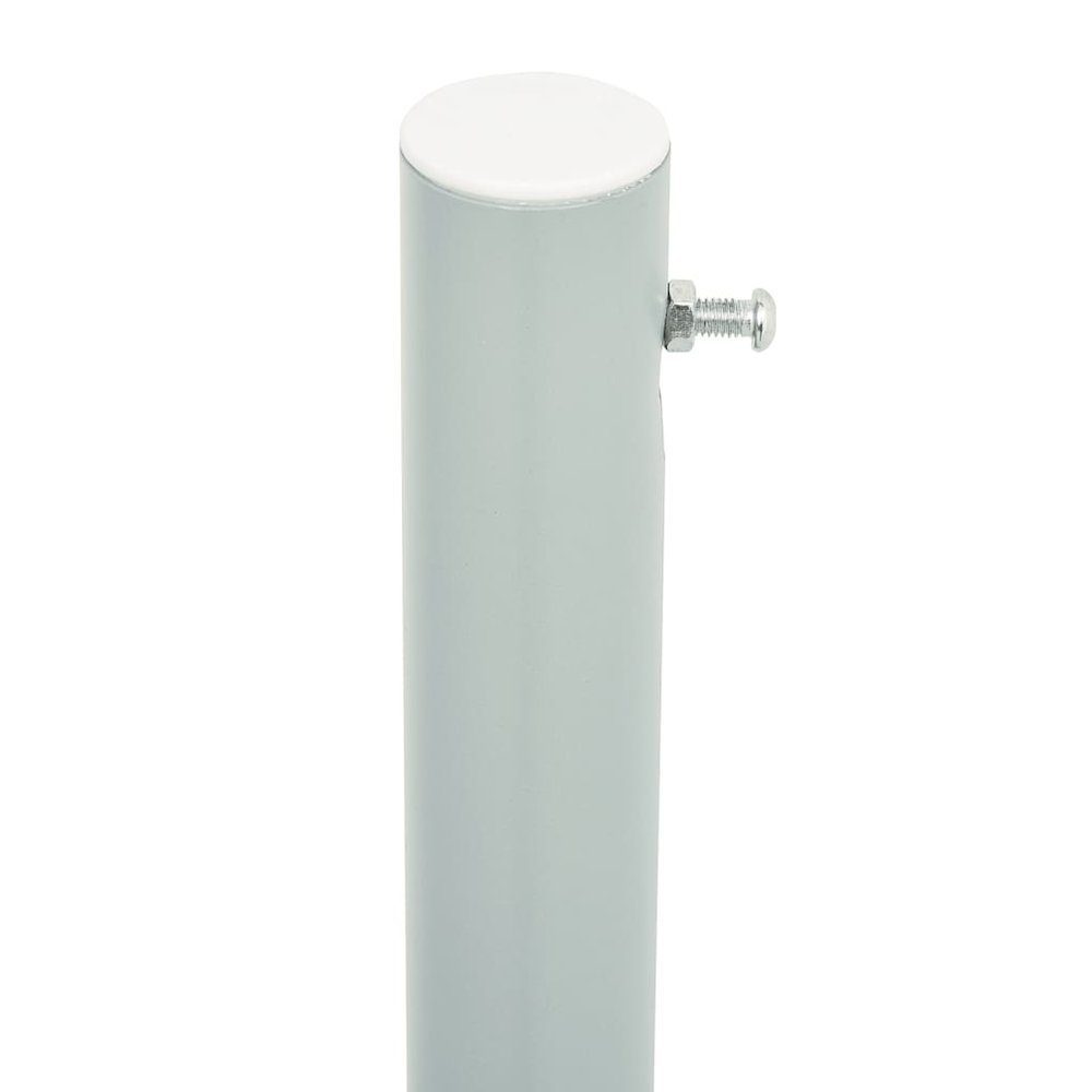 Side Awning Gray Polyester with PU coating, powder-coated steel. Picture 4