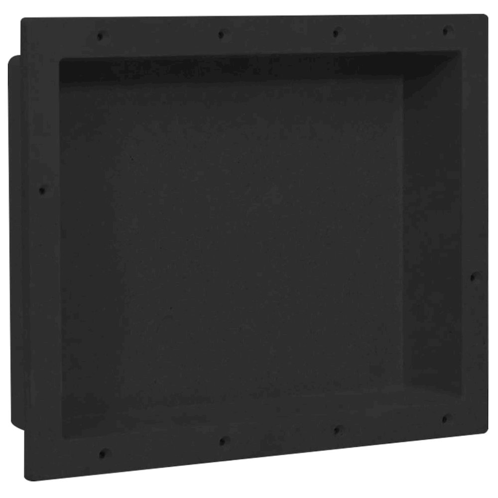 Shower Niche Matt Black 16.1"x20.1"x3.9". Picture 1