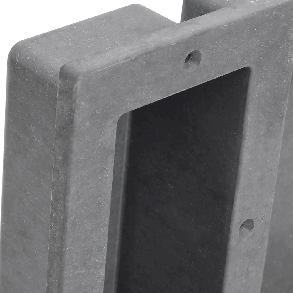 Shower Niche with 2 Compartments Matt Gray 16.1"x20.1"x3.9". Picture 4