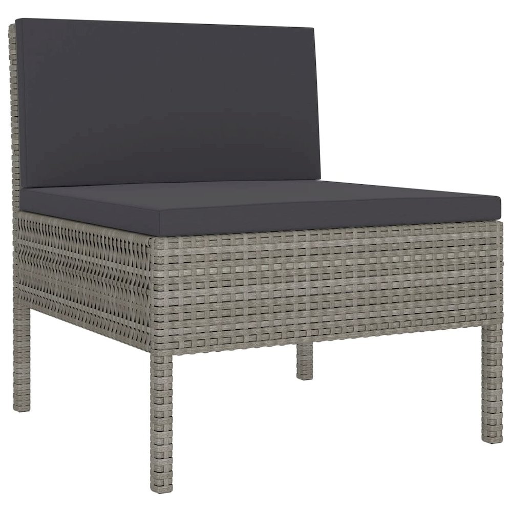 Garden Lounge Set Gray. Picture 4