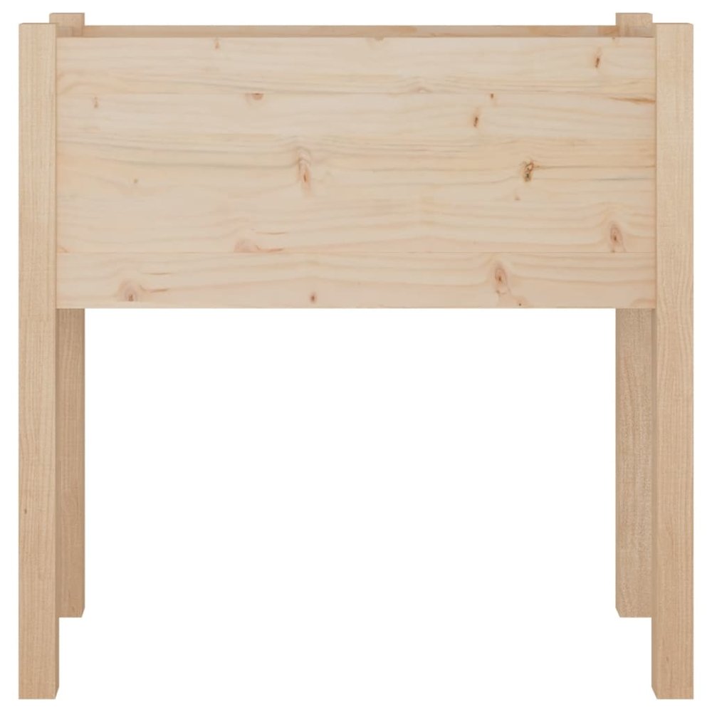 Garden Planter Natural Pine Solid Pine Wood Medium Durable. Picture 3