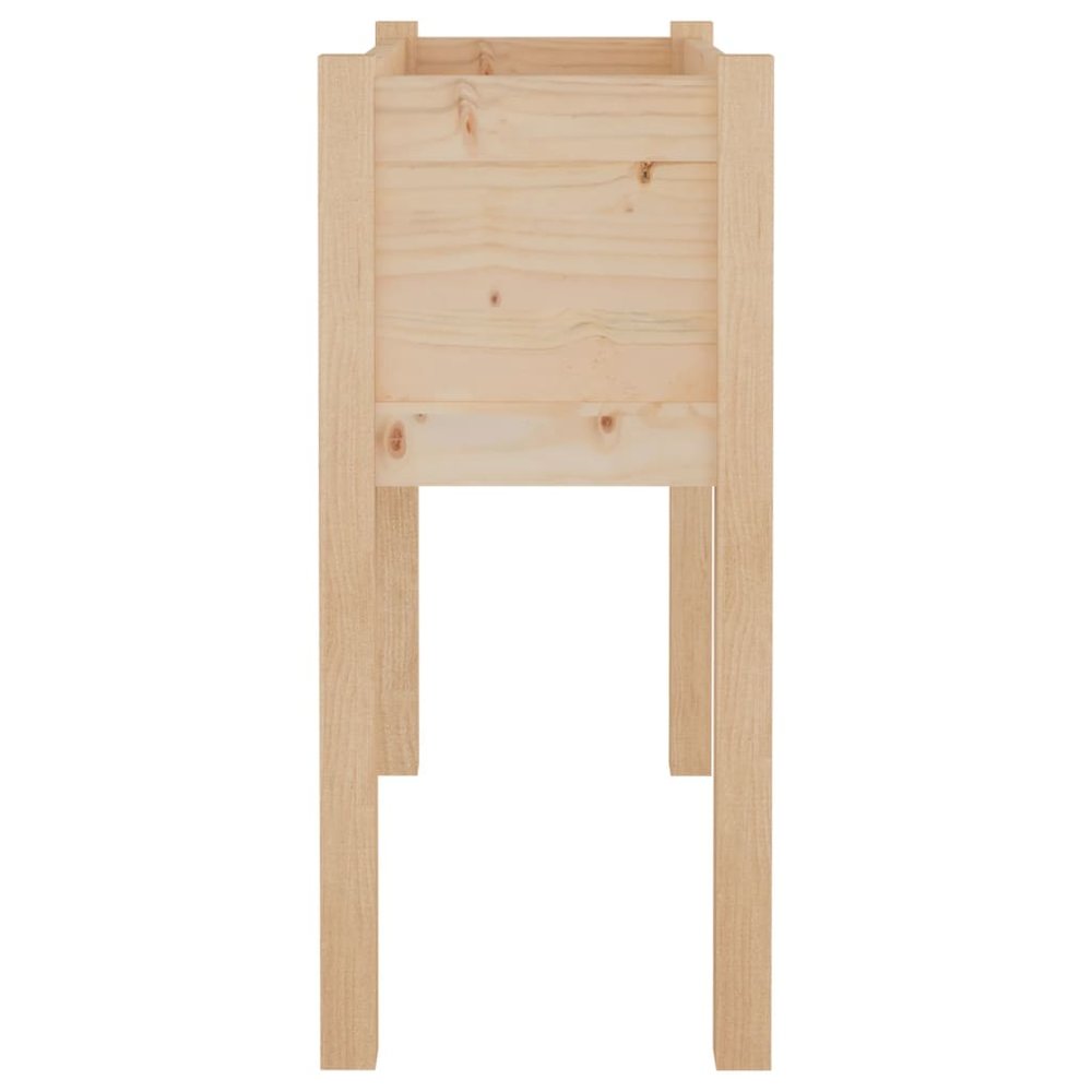 Garden Planter Natural Pine Solid Pine Wood Medium Durable. Picture 4