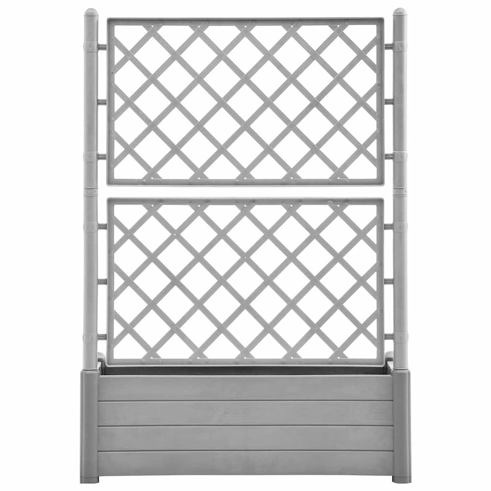 Garden Planter Stone Grey Polypropylene Medium. Picture 5