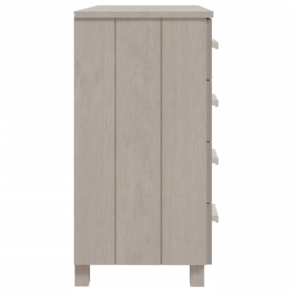 Sideboard White Solid pinewood, MDF Medium Buffet Sideboard. Picture 4