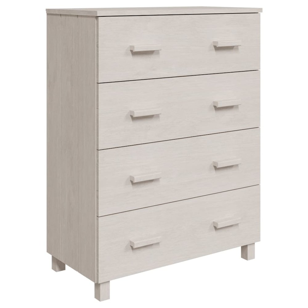 Sideboard White Solid pinewood, MDF Medium Sideboard. Picture 2