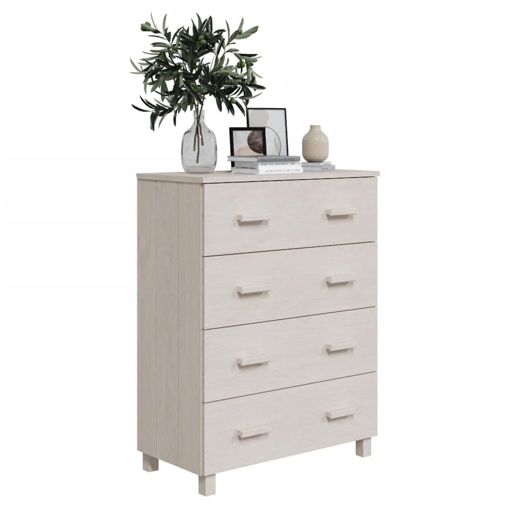 Sideboard White Solid pinewood, MDF Medium Sideboard. Picture 6