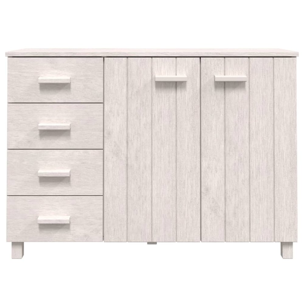 Sideboard White Solid pinewood, MDF Medium Sideboard. Picture 4