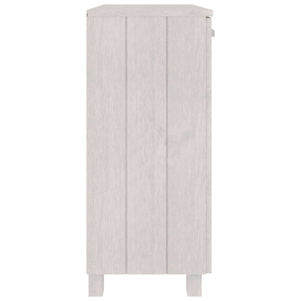 Sideboard HAMAR White 33.5"x13.8"x31.5" Solid Wood Pine. Picture 5