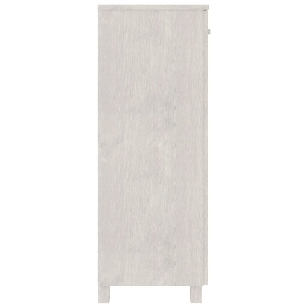 Shoe Cabinet White Solid Pine Wood, MDF Medium Shoe Cabinet. Picture 4