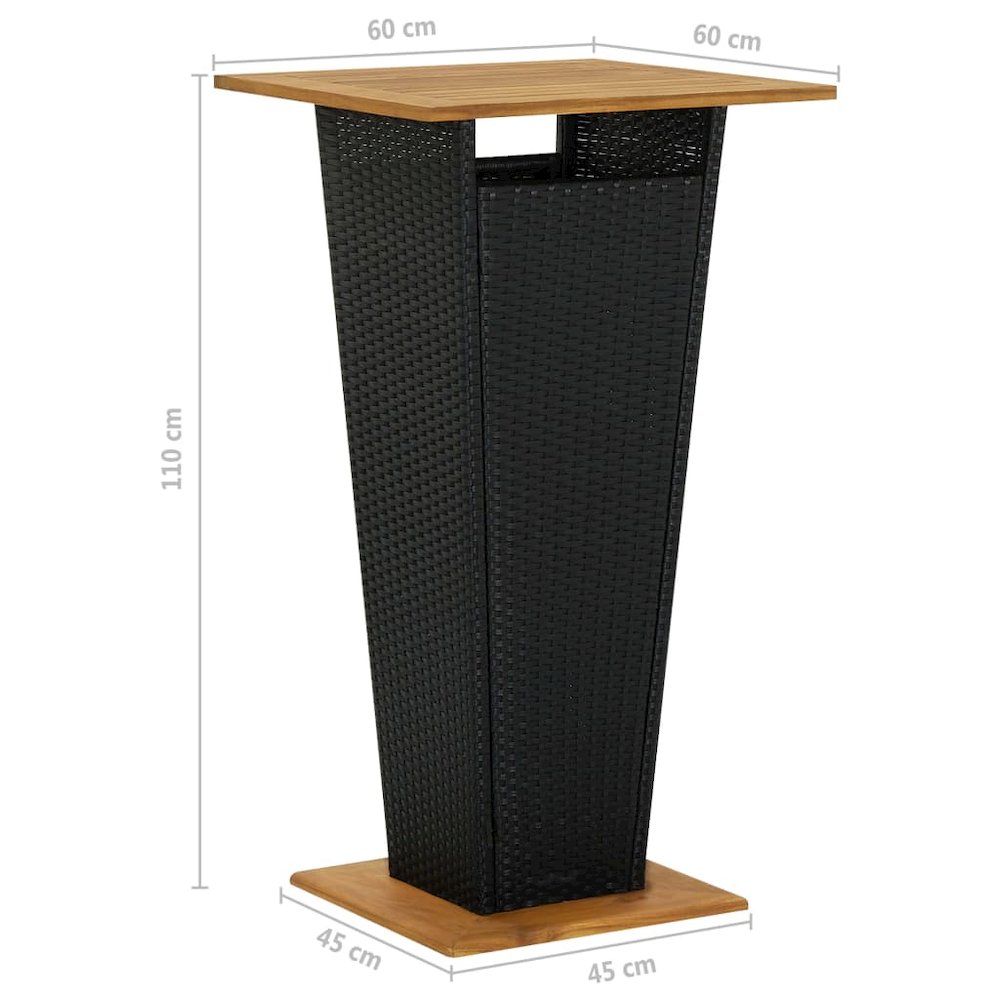 Garden Bar Set Black and Cream White. Picture 10