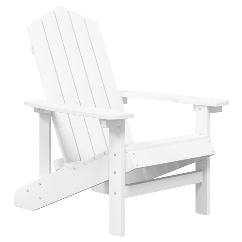 Garden Chair White HDPE (High Density Polyethylene) One Size. Picture 3