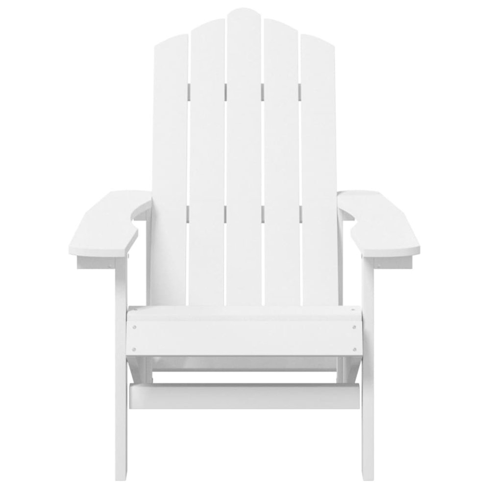 Garden Chair White HDPE (High Density Polyethylene) One Size. Picture 4