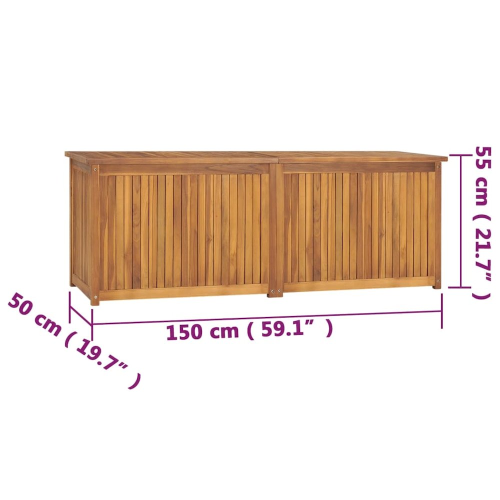 Garden Box Teak Solid teak wood Large Garden Box Rectangular. Picture 11