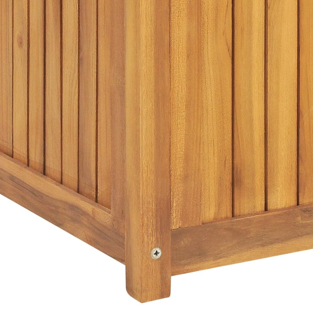 Garden Box Natural Teak Solid Teak Wood 68.9 in x 19.7 in x 21.7 in. Picture 7