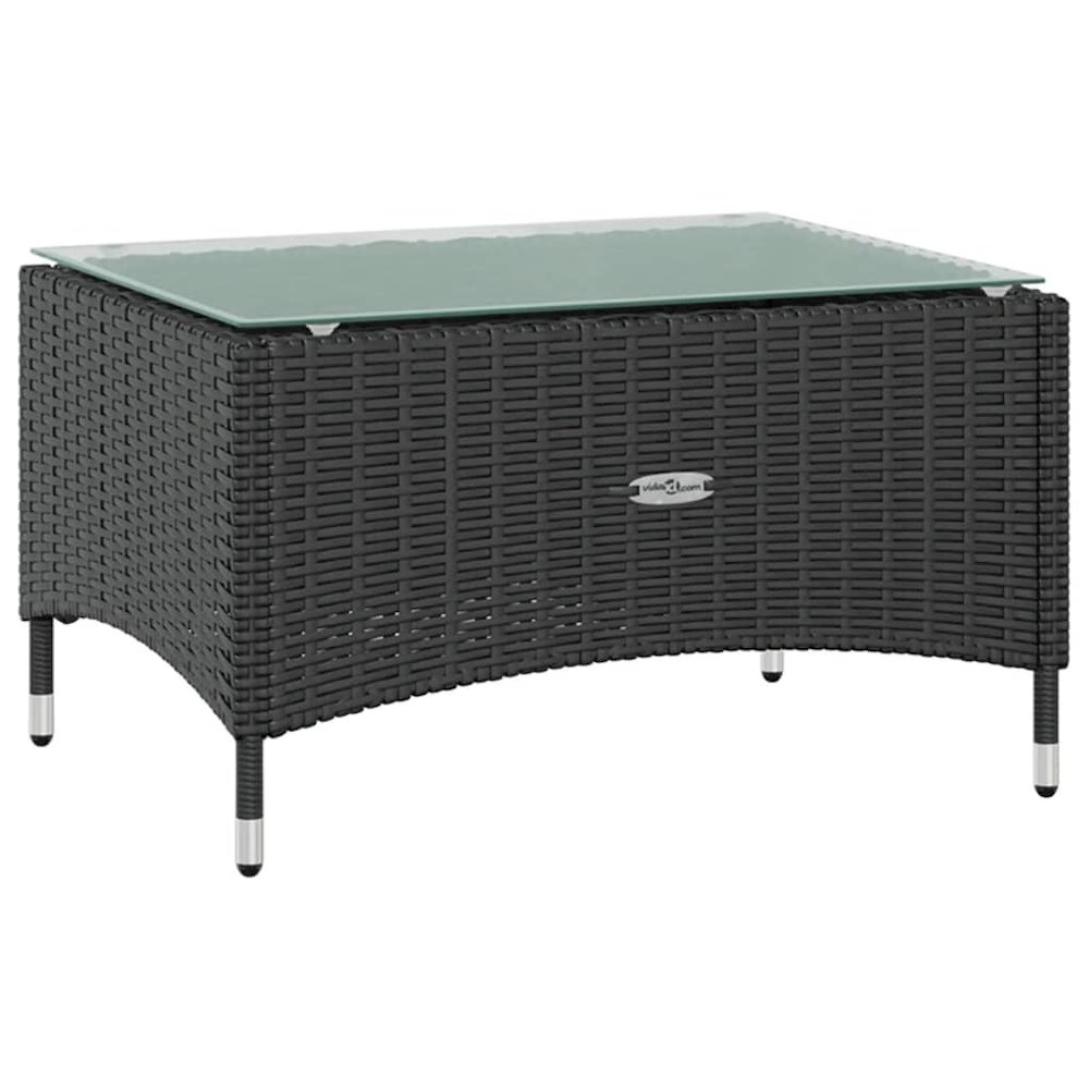 Garden Lounge Set Black. Picture 9