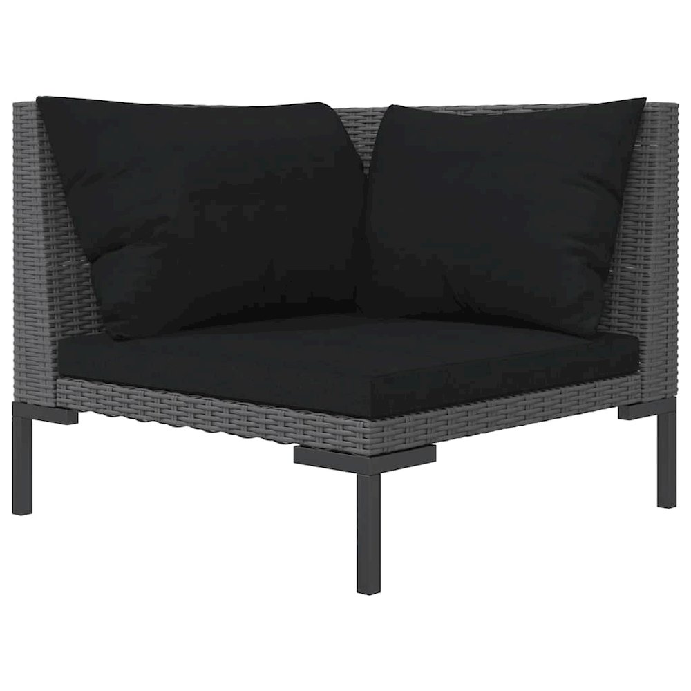 Garden Sofa Dark gray, Black. Picture 1