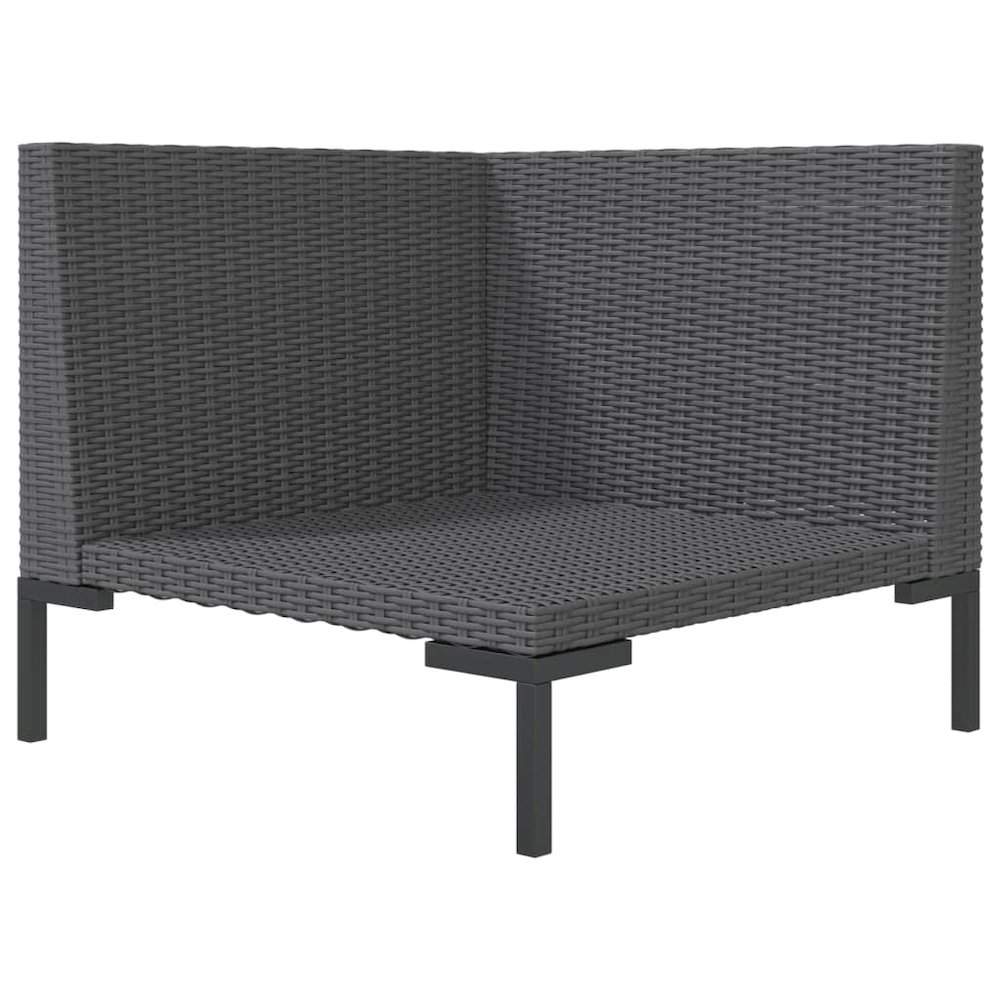Garden Sofa Dark gray, Black. Picture 3