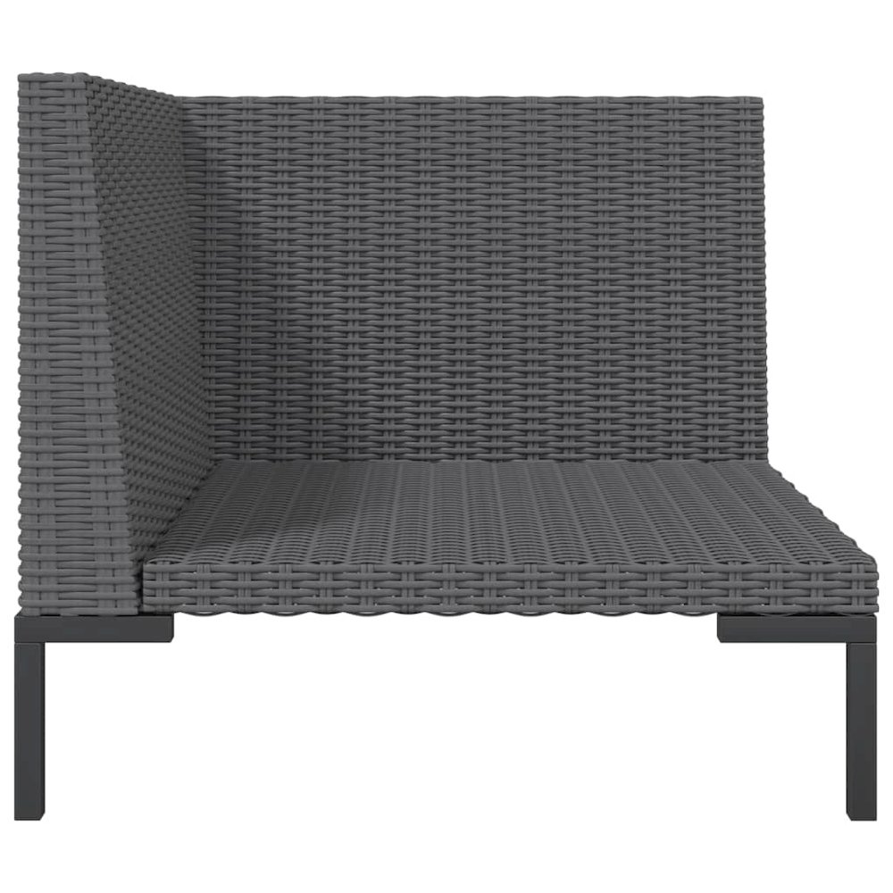 Garden Sofa Dark gray, Black. Picture 5