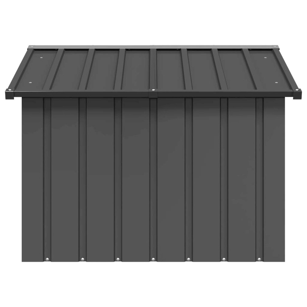 Dog House Anthracite 45.9"x40.6"x32.1" Galvanized Steel. Picture 3