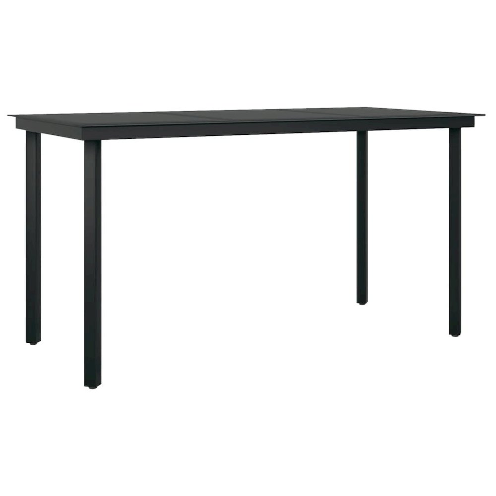 Garden Dining Set Dark Gray. Picture 5