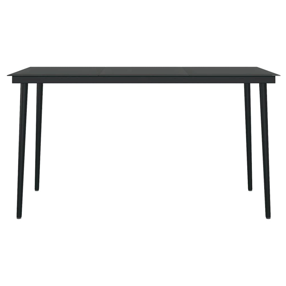 Garden Dining Set Dark grey. Picture 6