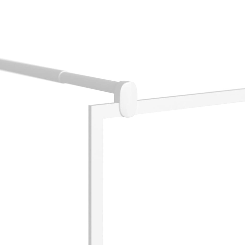Walk-in Shower Wall 31.5"x76.8" ESG Glass White. Picture 6