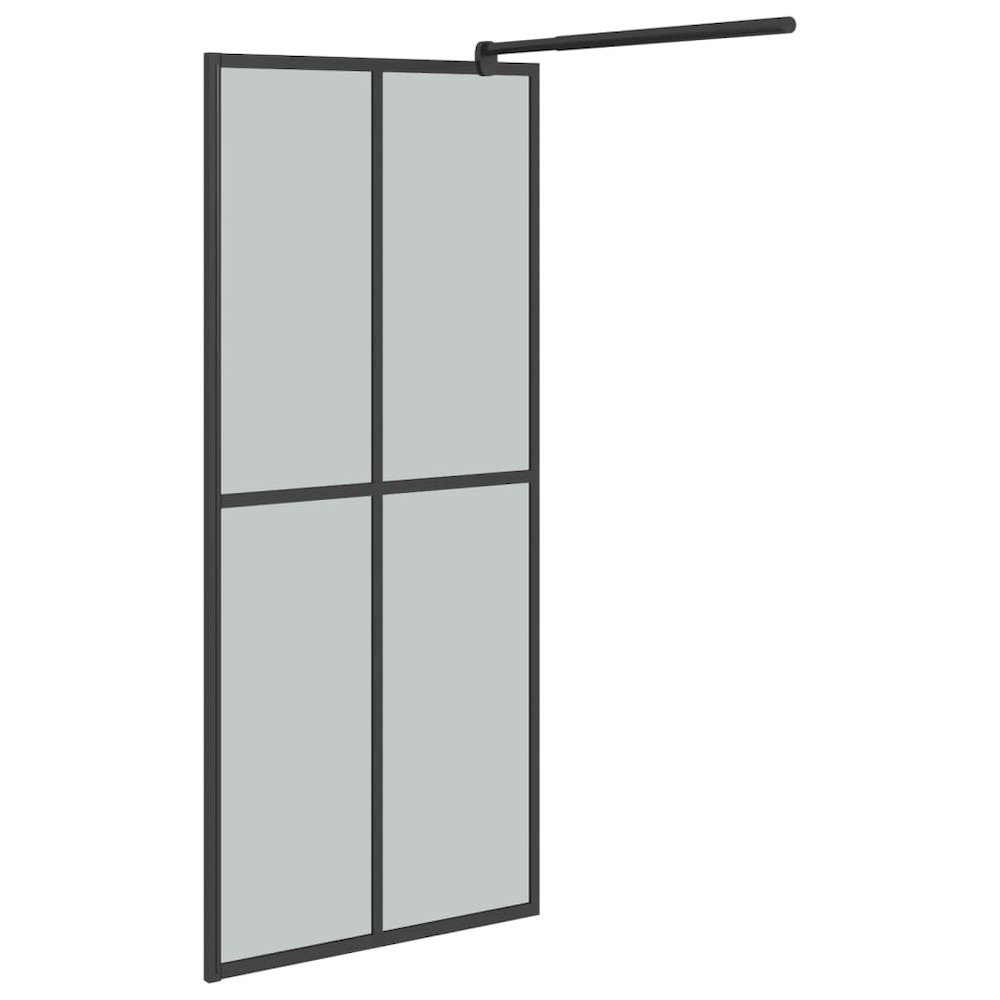 Walk-in Shower Screen 31.5"x76.8" Dark Tempered Glass. Picture 5