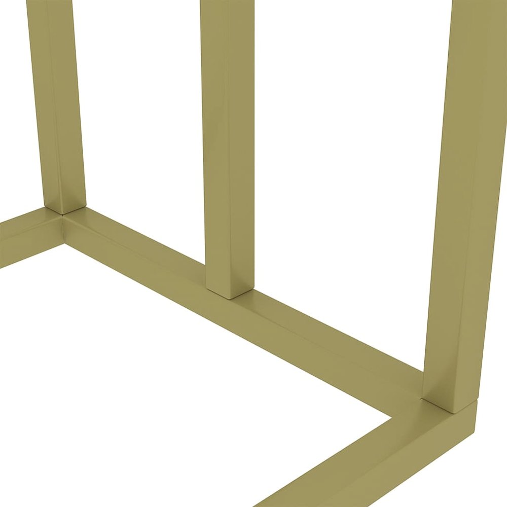 Towel Rack Gold Iron 18.9 x 9.4 x 31.1 in Towel Rack. Picture 6