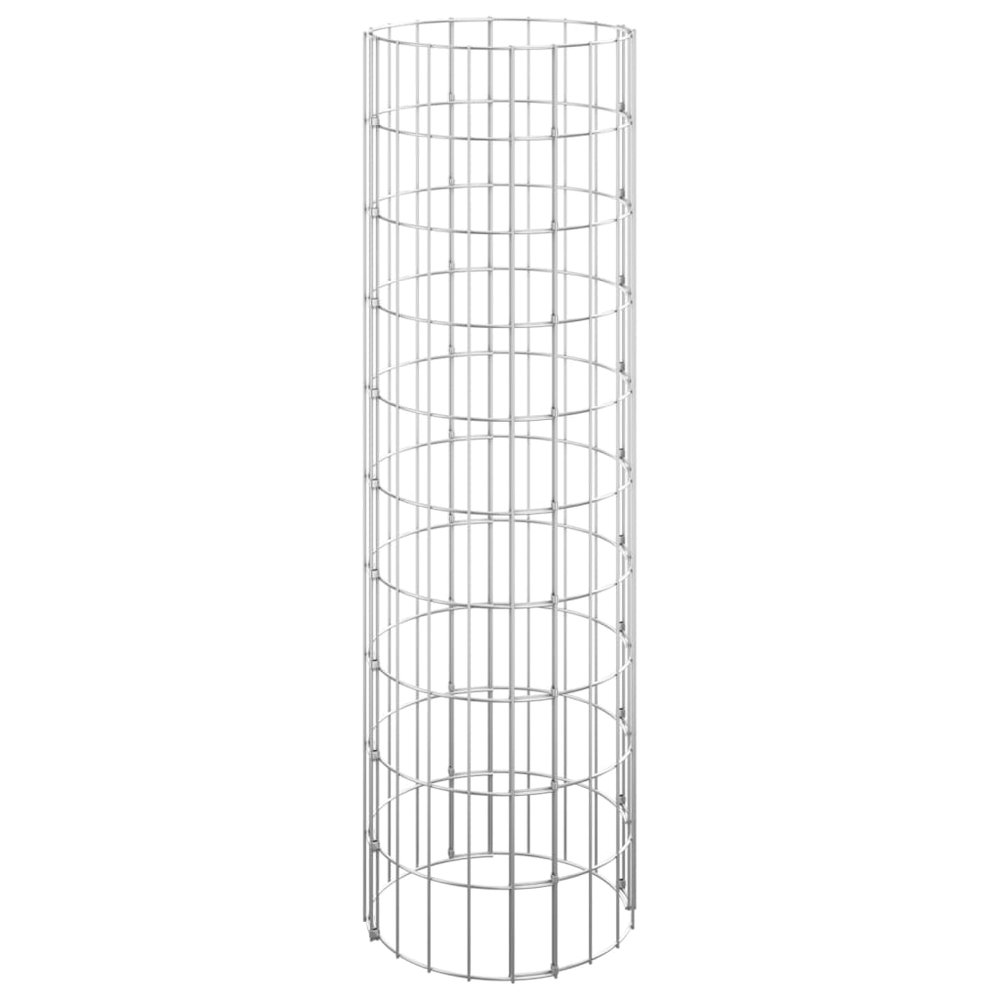 Gabion Raised Bed Silver Galvanized steel Medium Durable. Picture 3