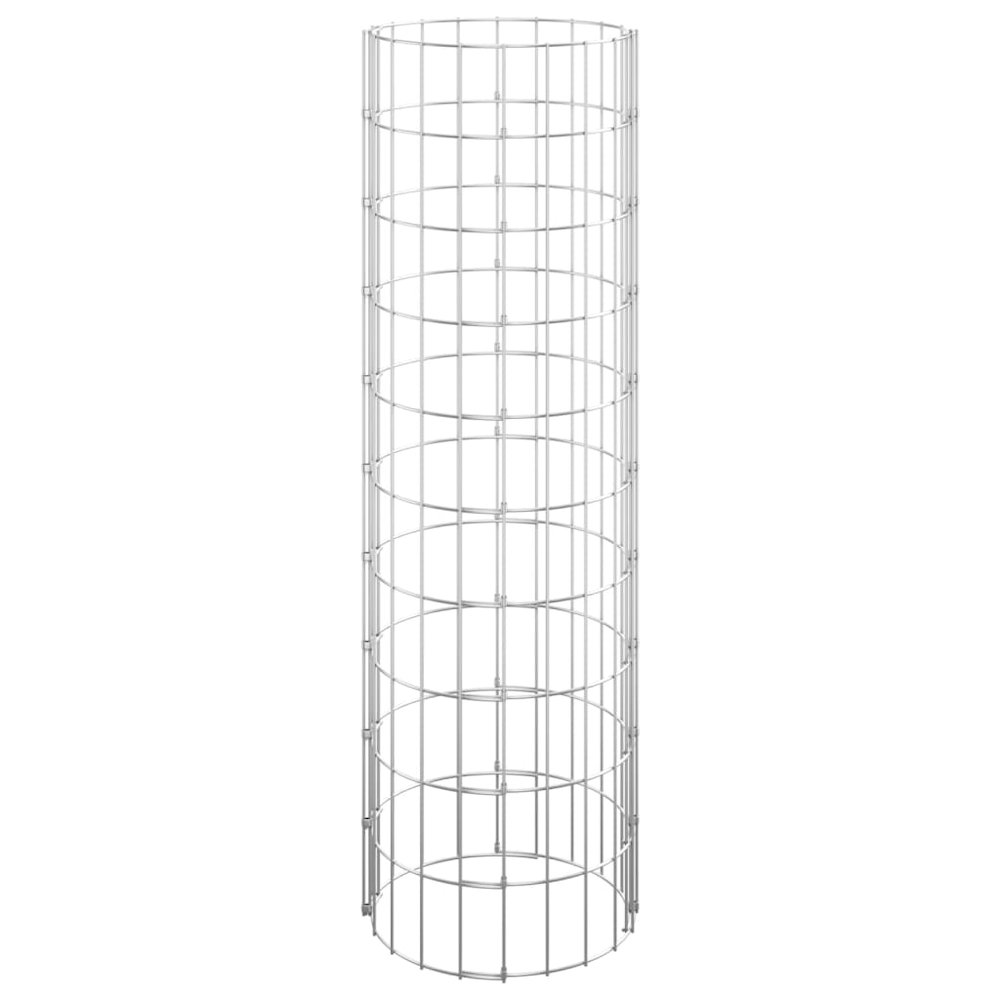 Gabion Raised Bed Silver Galvanized steel Medium Durable. Picture 4