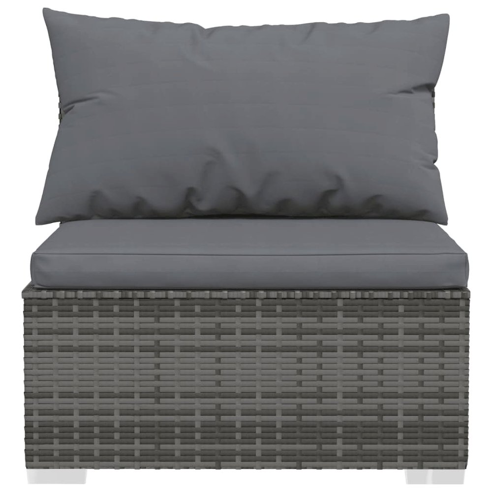 Garden Lounge Set Grey, Anthracite. Picture 5