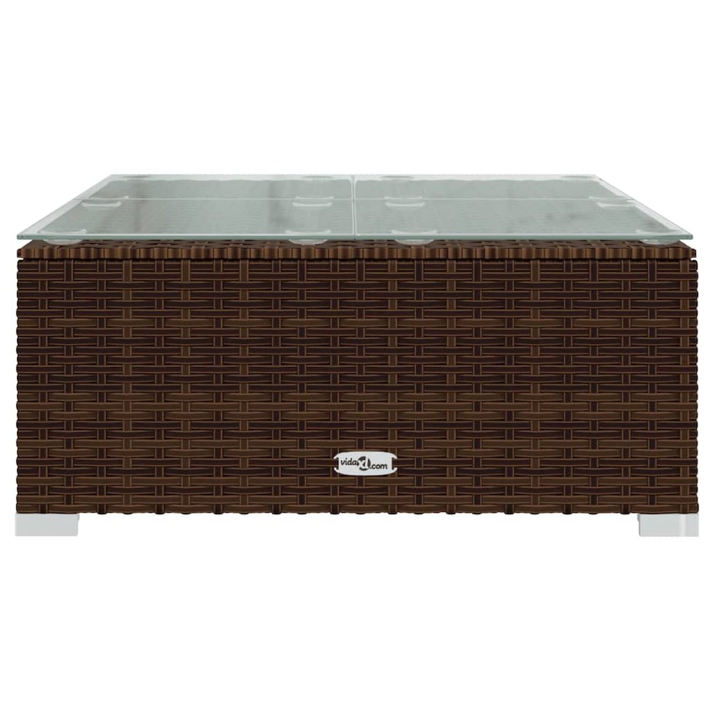 Garden Lounge Set Brown. Picture 8
