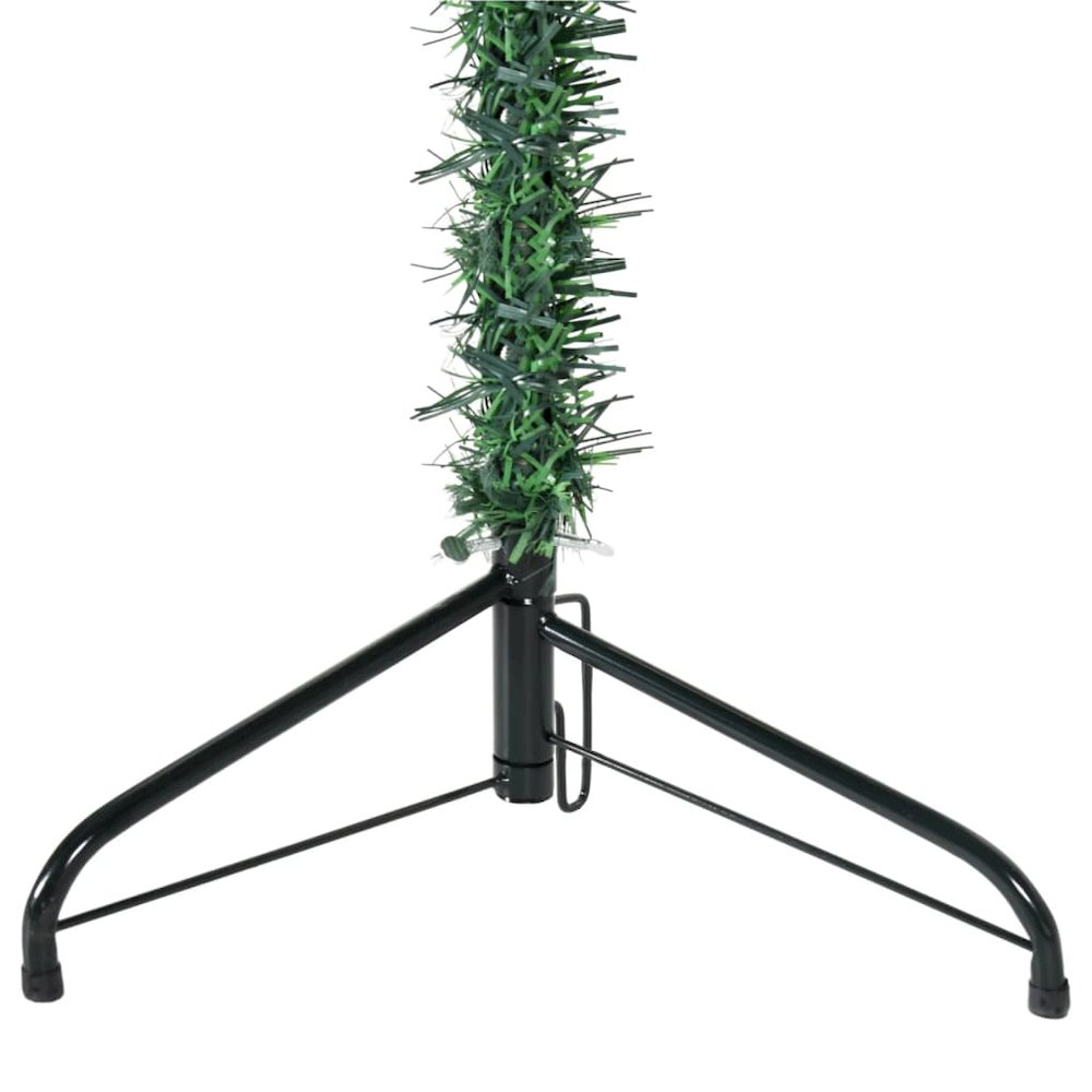 Artificial Half Christmas Tree Green PVC Slim Decorative Inlays. Picture 6