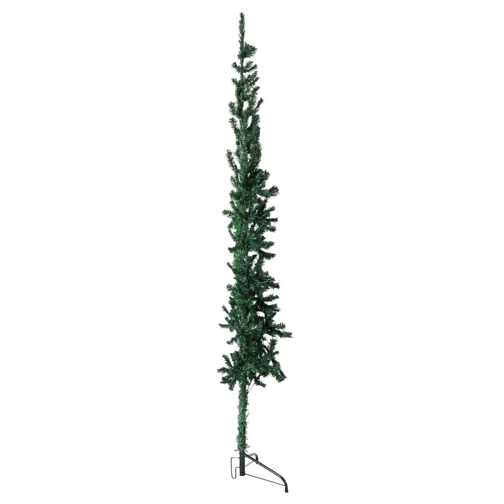 Artificial Half Christmas Tree Green PVC 70.9 in. Picture 4