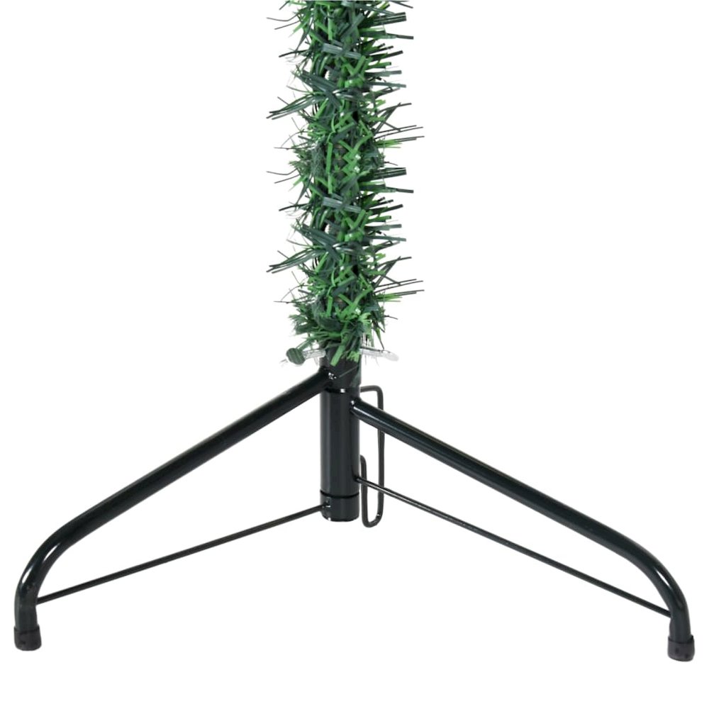 Artificial Half Christmas Tree Green PVC 70.9 in. Picture 6