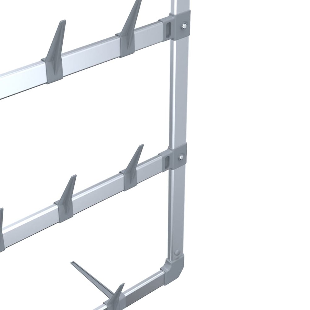 Hanging Shoe Rack Silver. Picture 5