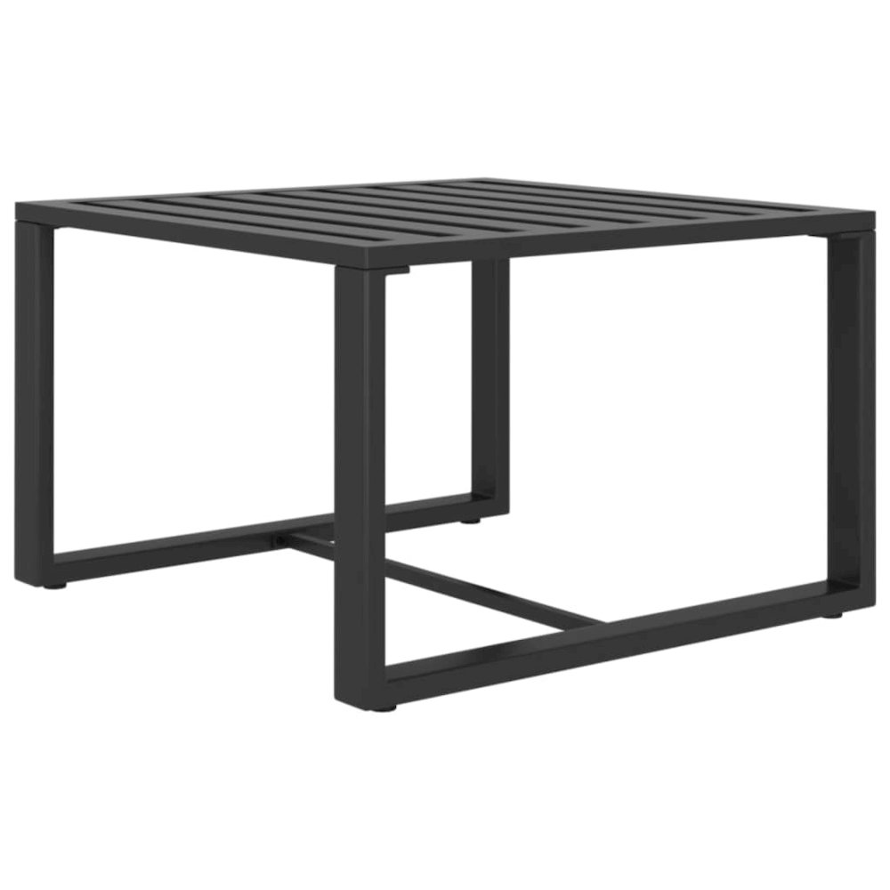 Garden Lounge Set Anthracite Aluminum, Polyester Medium Modular. Picture 5