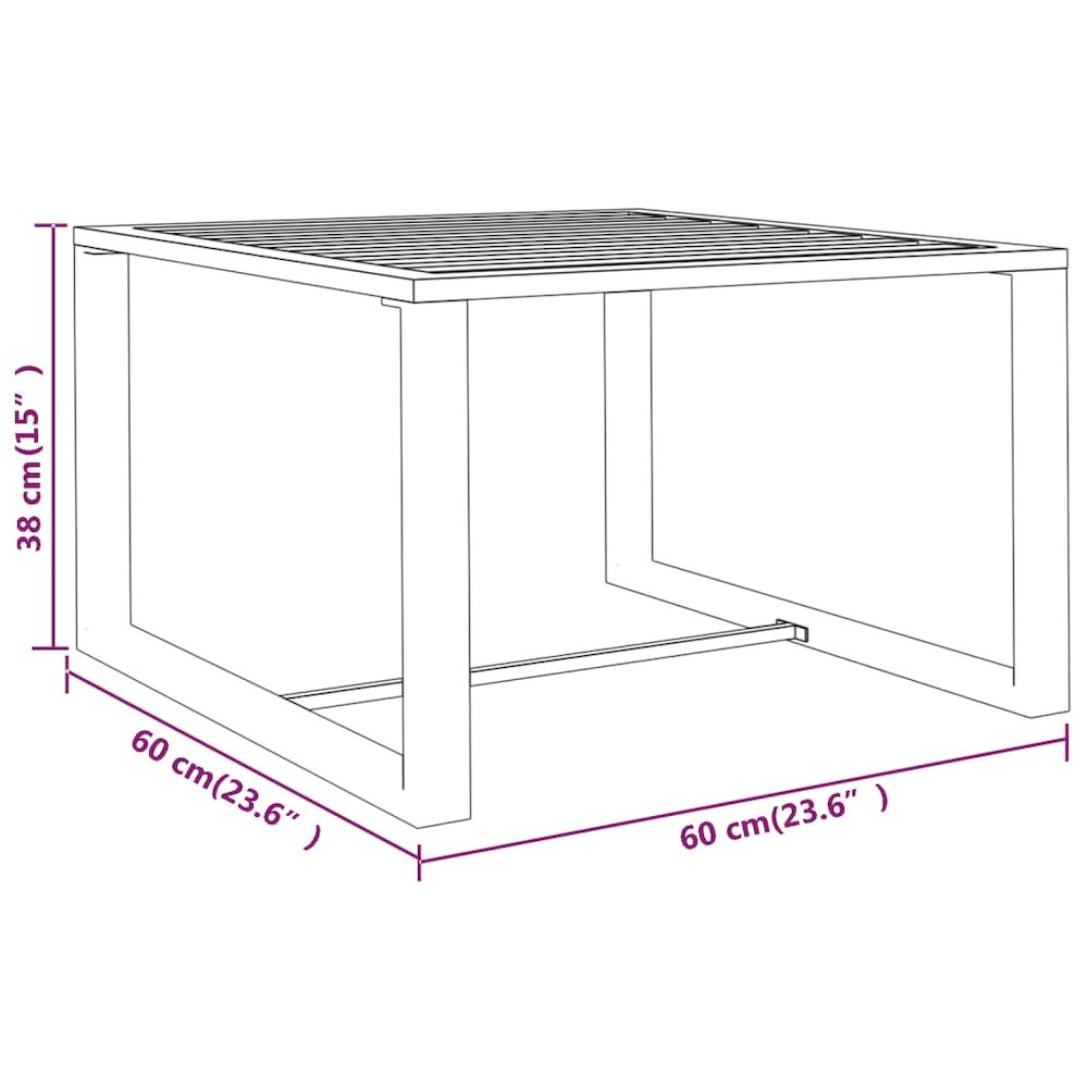 Garden Lounge Set Charcoal Aluminum, Polyester with foam filling. Picture 12